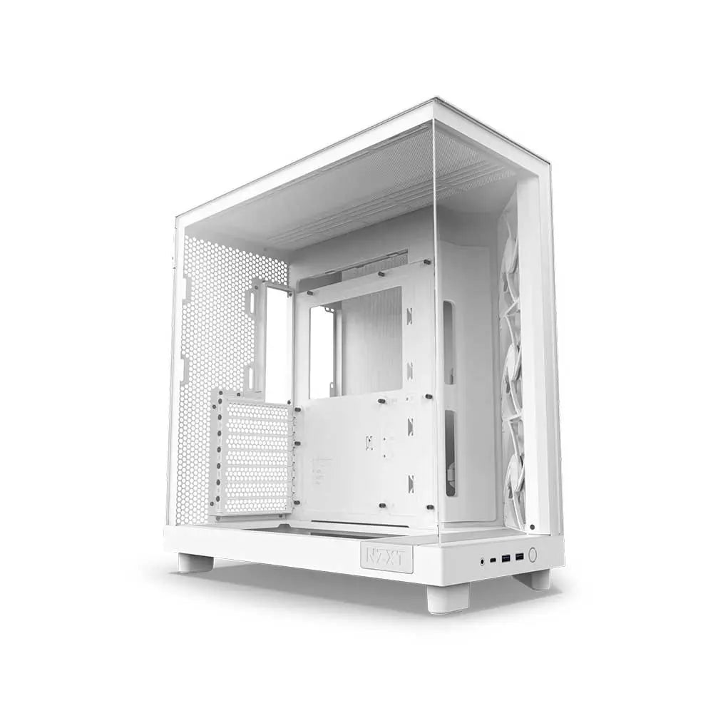 Nzxt H6 Flow Atx Mid Tower Cabinet Matte White (CC-H61FW-01) – TechCure India