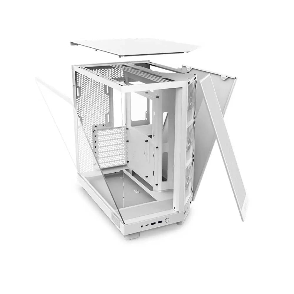 Nzxt H6 Flow Rgb Atx Mid Tower Cabinet Matte White (CC-H61FW-R1) – TechCure India