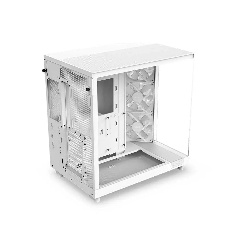 Nzxt H6 Flow Rgb Atx Mid Tower Cabinet Matte White (CC-H61FW-R1) – TechCure India