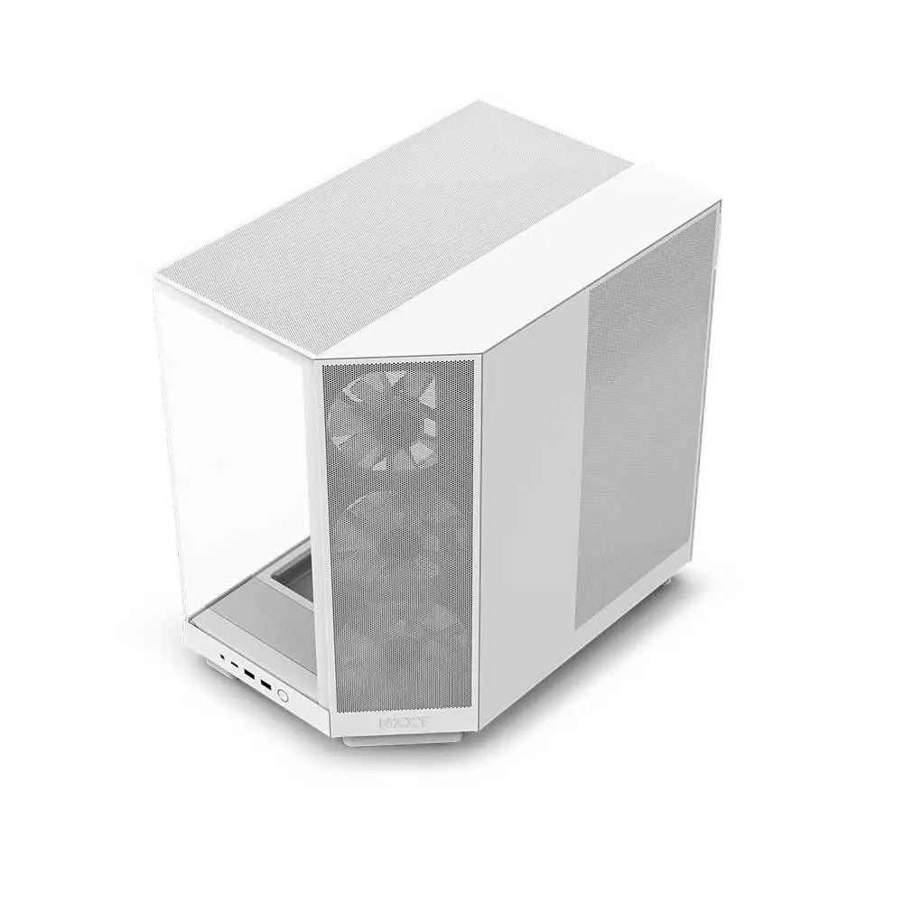 Nzxt H6 Flow Rgb Atx Mid Tower Cabinet Matte White (CC-H61FW-R1) – TechCure India