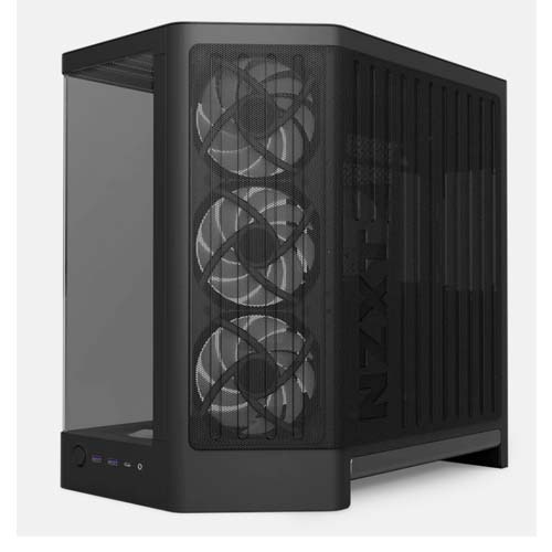 NZXT H6 RGB+2026 Black Dual-Chamber Mid-Tower Case CC-H62FB-P1 – TechCure India