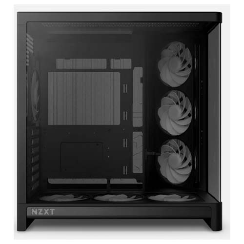 NZXT H6 RGB+2026 Black Dual-Chamber Mid-Tower Case CC-H62FB-P1 – TechCure India