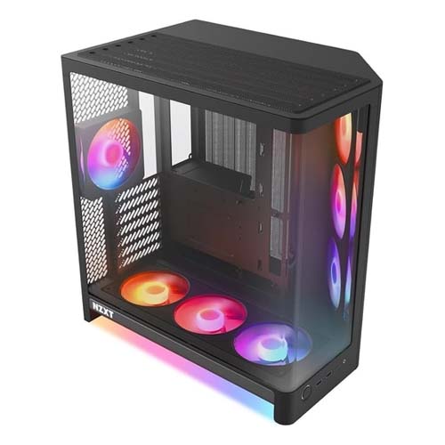NZXT H6 RGB+2026 Black Dual-Chamber Mid-Tower Case CC-H62FB-P1 – TechCure India