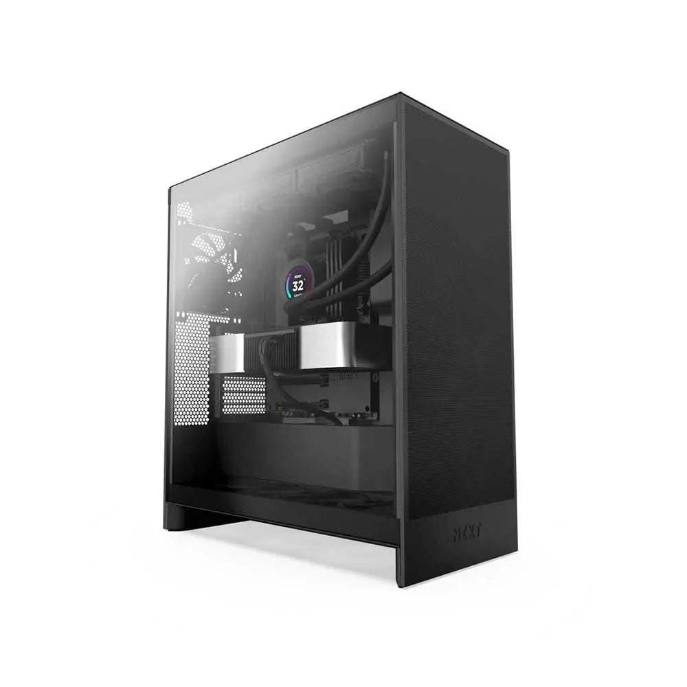 NZXT H7 Flow Mid Tower ATX Airflow Cabinet Matte Black (CM-H72FB-01) – TechCure India