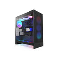 Nzxt H7 Flow Rgb Atx Mid Tower Cabinet Matte Black With Rgb Fans (CM-H72FB-R1) – TechCure India