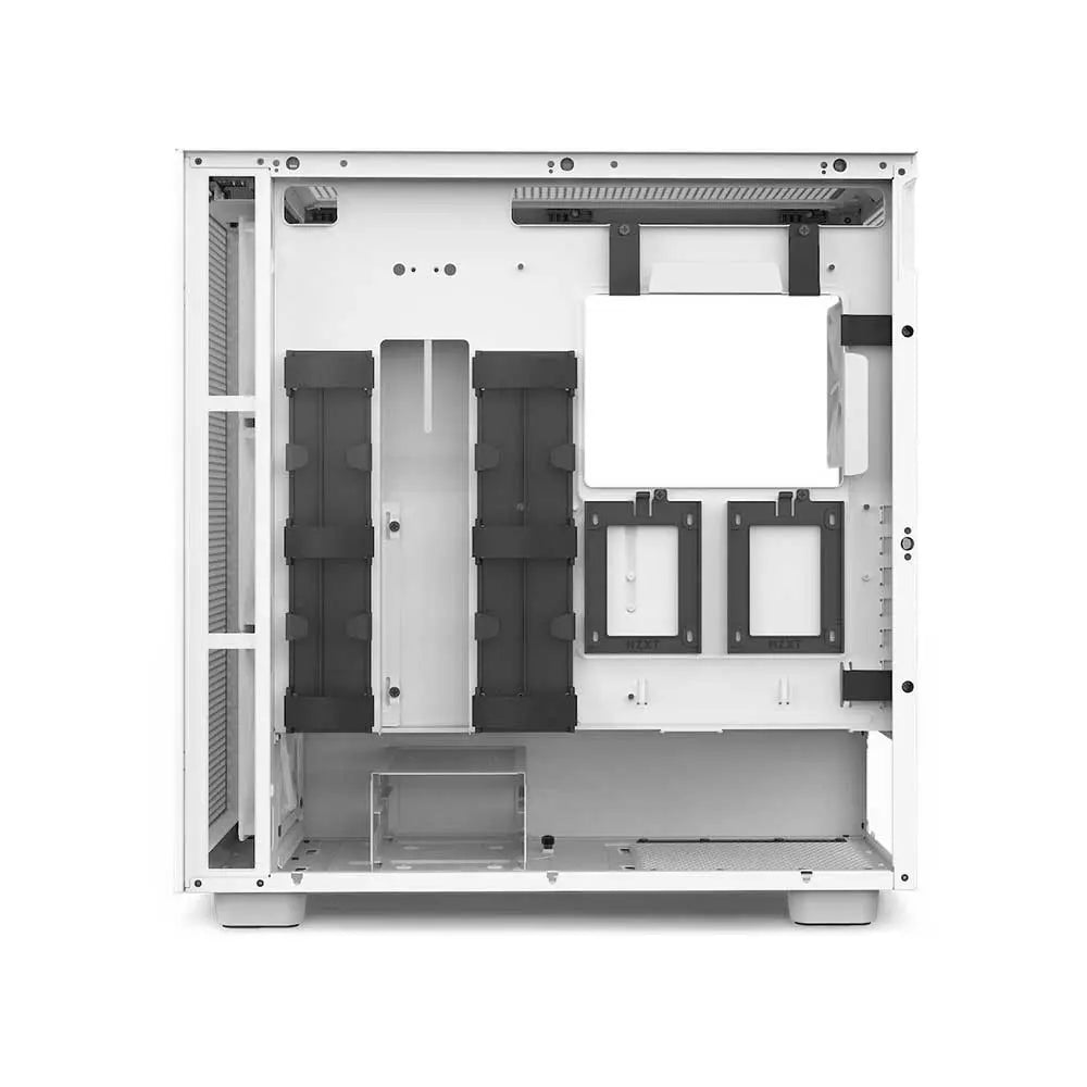 Nzxt H7 Flow Rgb Atx Mid Tower Cabinet (Matte White) (CM-H71FW-R1) – TechCure India