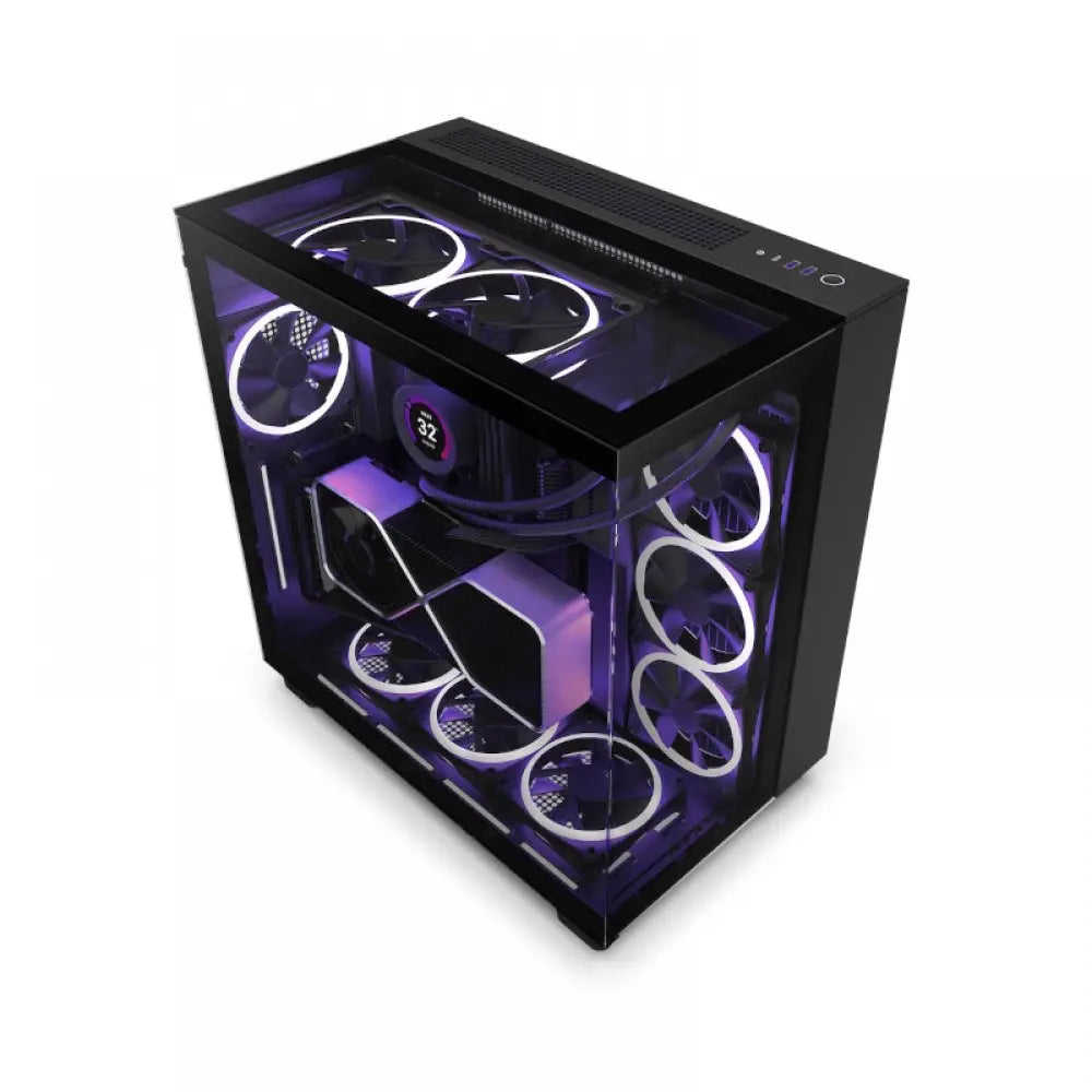 Nzxt H9 Elite Atx Mid Tower Cabinet Black (CM-H91EB-01) – TechCure India