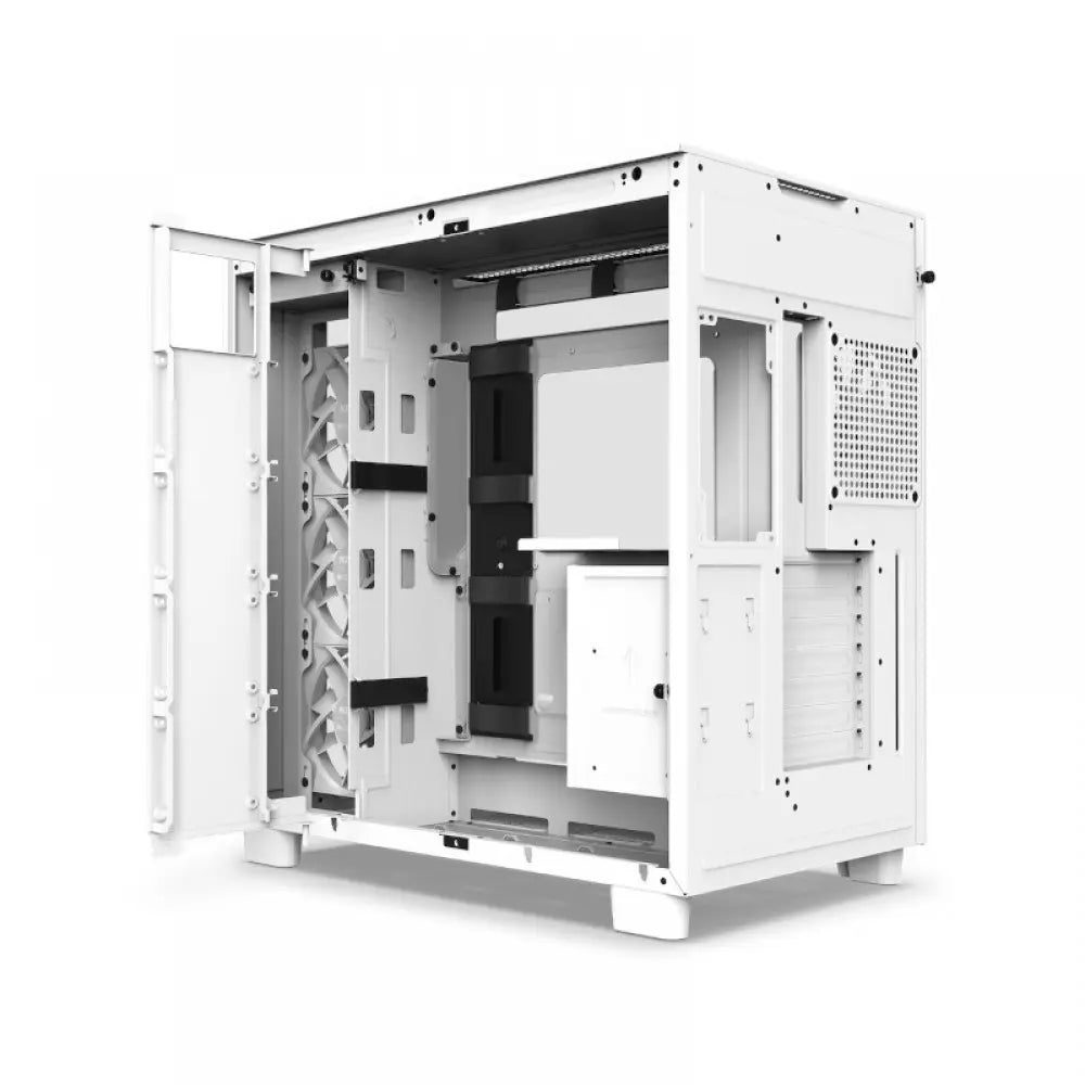 Nzxt H9 Flow Atx Mid Tower Cabinet White (CM-H91FW-01) – TechCure India