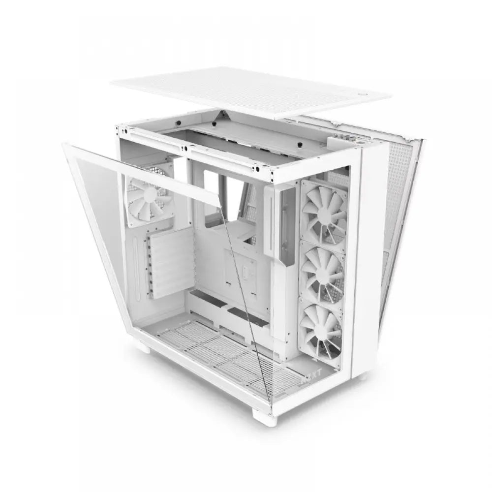 Nzxt H9 Flow Atx Mid Tower Cabinet White (CM-H91FW-01) – TechCure India