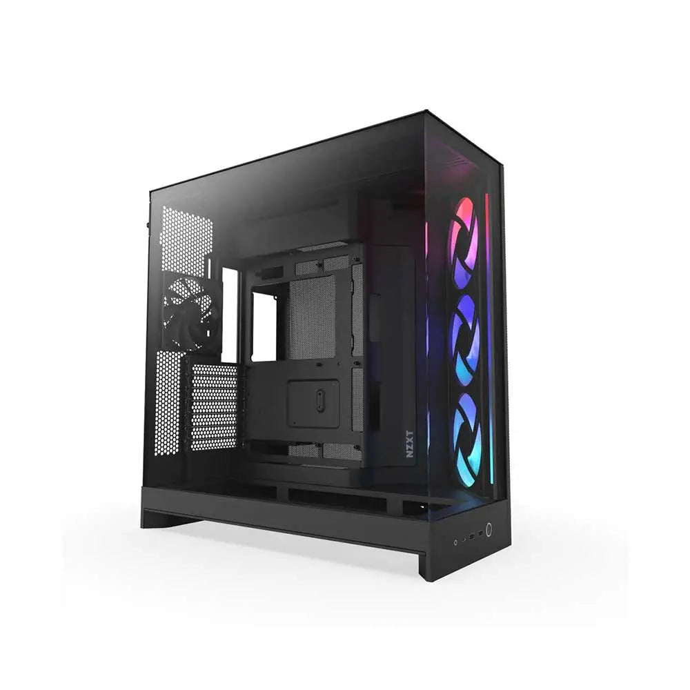NZXT H9 Flow RGB ATX Mid Tower Cabinet Black (CM-H92FB-R1) – TechCure India