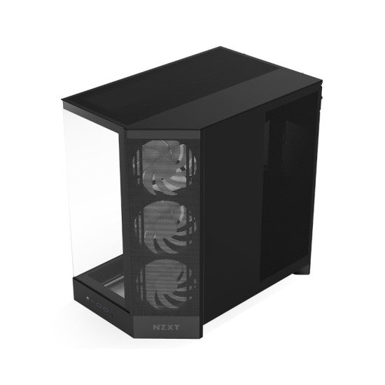 NZXT H9 Flow RGB ATX Mid Tower Cabinet Black (CM-H92FB-R1) – TechCure India