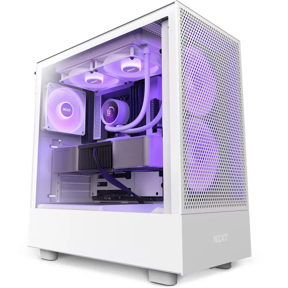 Nzxt Kraken 240 Rgb 240mm Aio Liquid Cooler With Lcd Display (Matte White) (RL-KR240-W1) – TechCure India