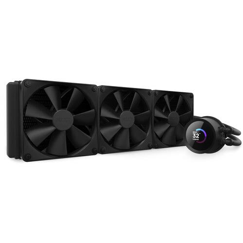 NZXT Kraken 360 AIO Liquid Cooler with LCD Display RL-KN360-B1 – TechCure India