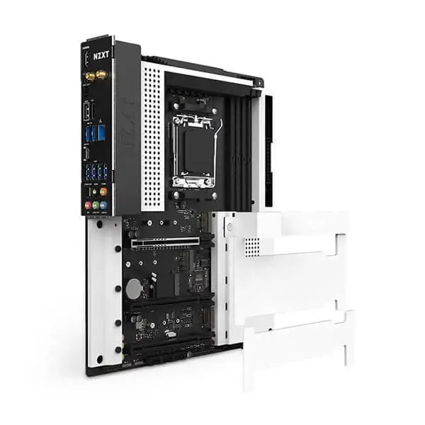 Nzxt N7 B650E Wifi Am5 Atx Motherboard (White) (N7-B65XT-W1) – TechCure India