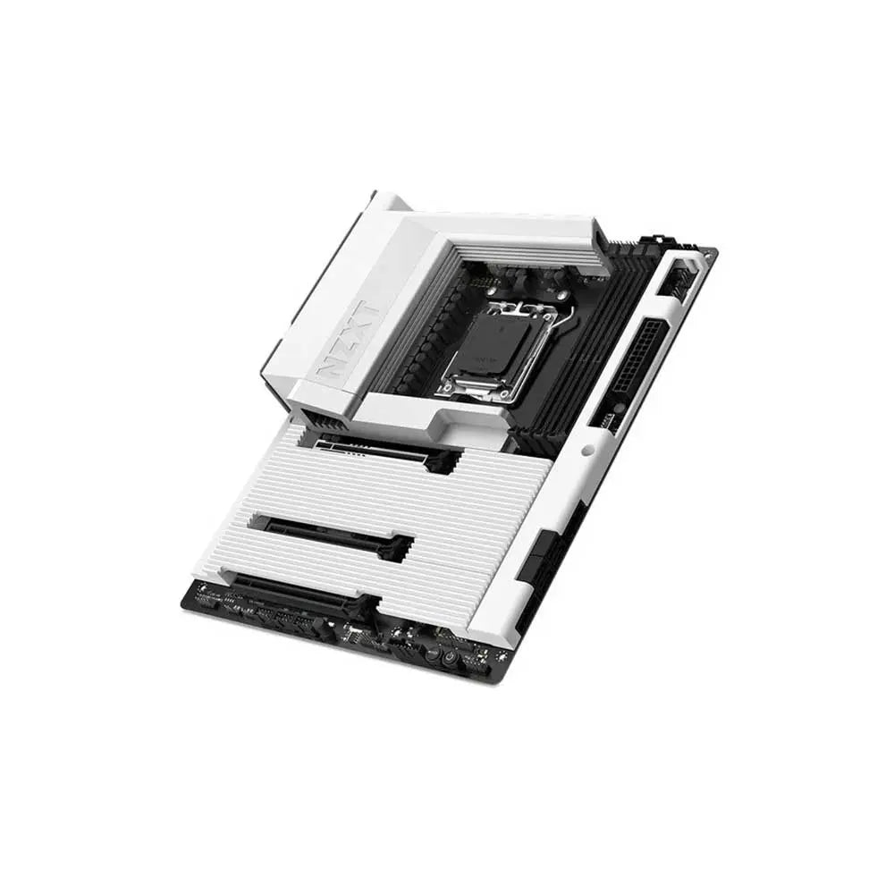 NZXT N7 B850 AM5 ATX Gaming WiFi Motherboard White (N7-B85XT-W1) – TechCure India