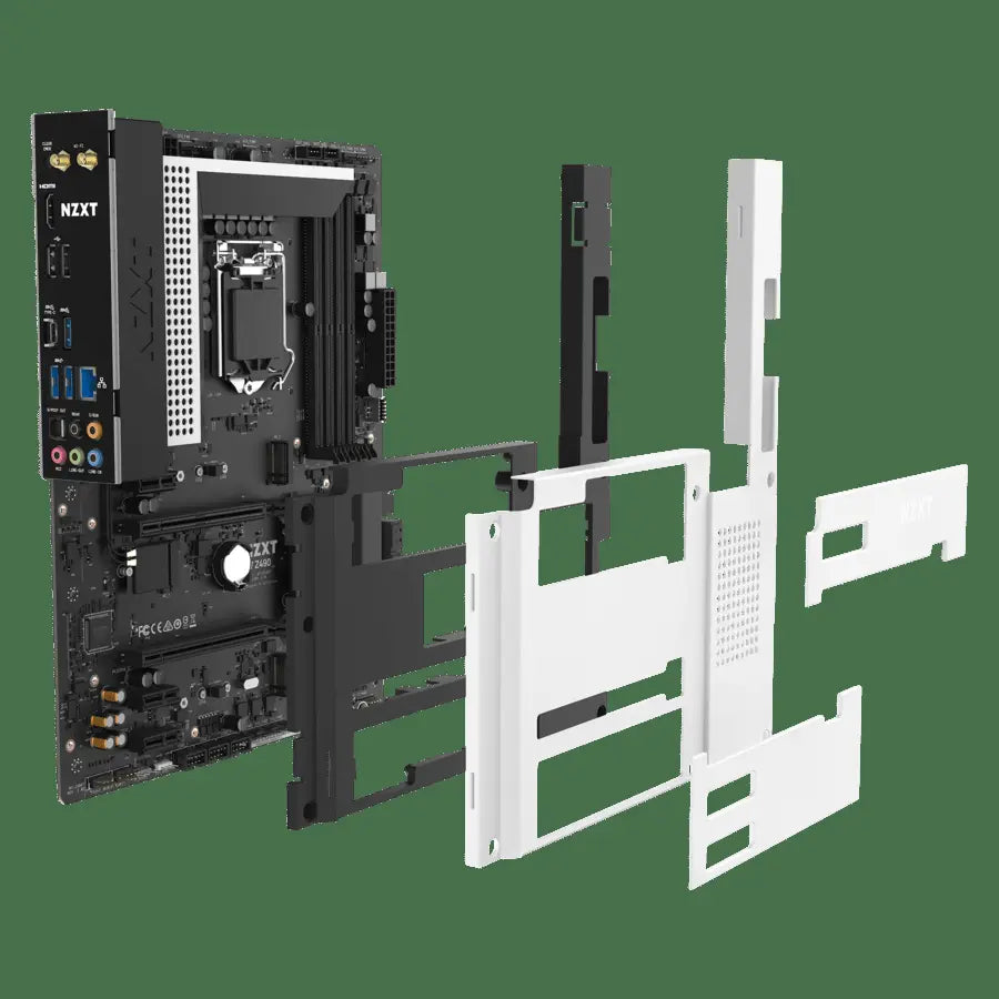 Nzxt N7 Z490 Motherboard (Matte White) – TechCure India