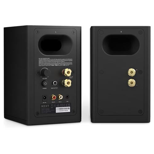 NZXT Relay PC Gaming Desktop Speakers – Black AP-SPKB2-UK – TechCure India