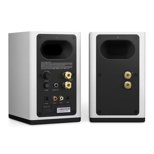 NZXT Relay PC Gaming Desktop Speakers – White AP-SPKW2-UK – TechCure India