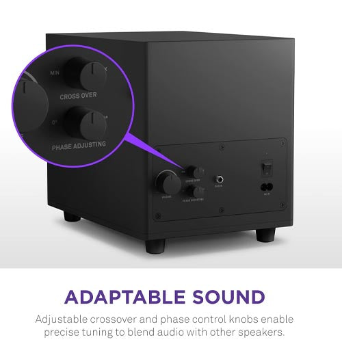 NZXT Relay PC Gaming Subwoofer- Black AP-SUB80-UK – TechCure India