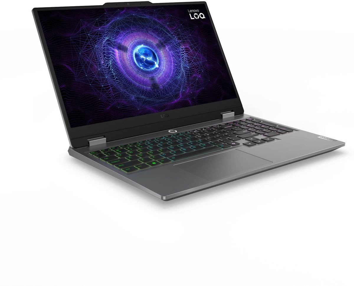 Lenovo LOQ 15IRX9 83DV01FYIN 15.6 Inch FHD Gaming Laptop, Intel Core i7-13645HX, 16GB RAM, 512GB SSD, GeForce RTX 4050 6GB, Windows 11 Home, Microsoft Office 2024, Grey – TechCure India