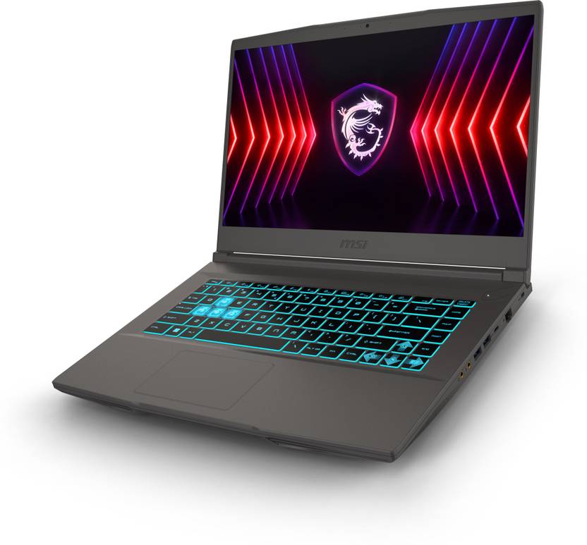 MSI Thin 15 Intel Core i5 13th Gen 13420H - (16 GB/512 GB SSD/Windows 11 Home/6 GB Graphics/NVIDIA GeForce RTX 3050/144 Hz) THIN 15 B13UDX-129IN Gaming Laptop (15.6 Inch, Cosmos Gray, 1.86 Kg) – TechCure India