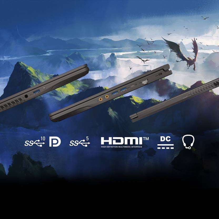 MSI Thin 15 Intel Core i5 13th Gen 13420H - (16 GB/512 GB SSD/Windows 11 Home/6 GB Graphics/NVIDIA GeForce RTX 3050/144 Hz) THIN 15 B13UDX-129IN Gaming Laptop (15.6 Inch, Cosmos Gray, 1.86 Kg) – TechCure India