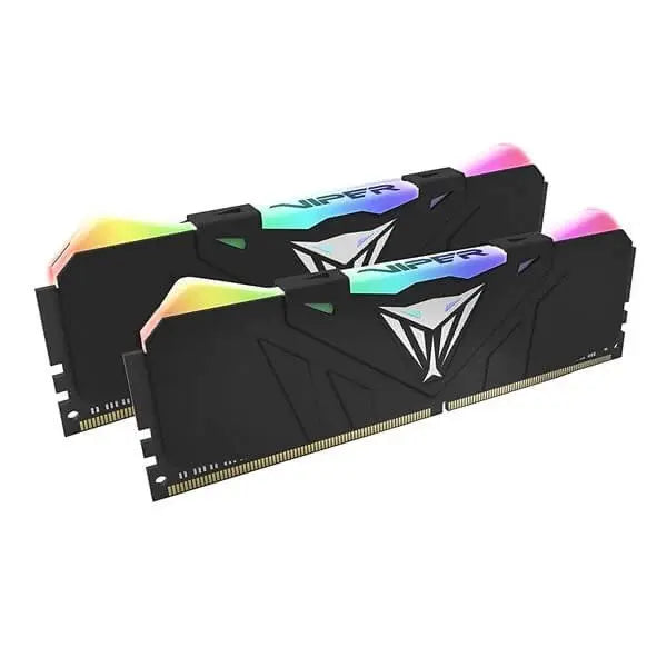 Patriot Viper Rgb 16Gb (8Gbx2) Ddr4 3200Mhz Black Desktop Ram (Pvr416G320C6K) – TechCure India