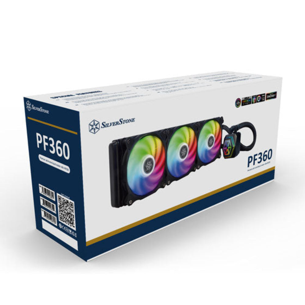 SILVERSTONE PF360 V2 ARGB 360mm CPU Liquid Cooler ( Black )