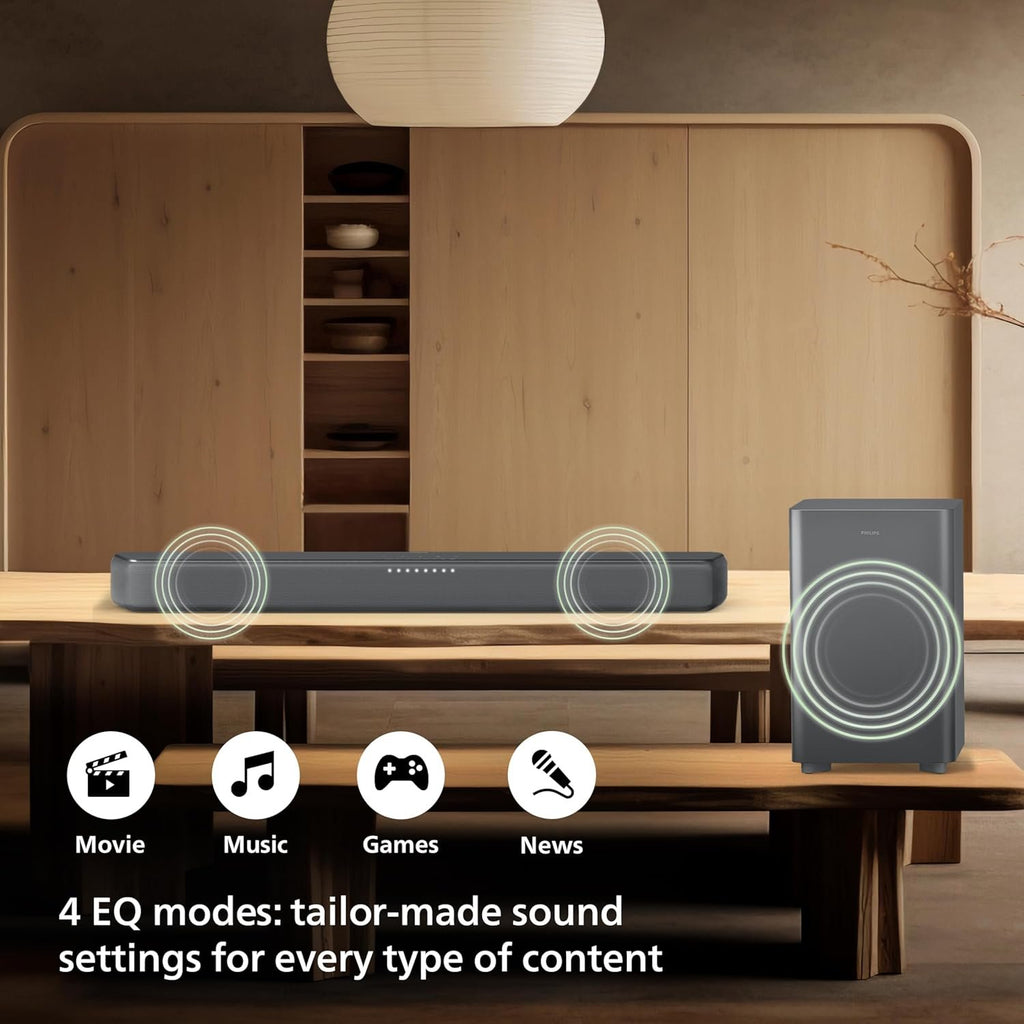 Philips TAB5309 Soundbar: 2.1 – TechCure India