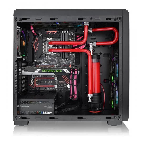 THERMALTAKE VERSA C23 ATX RGB Mid Tower Cabinet (Black) - 2