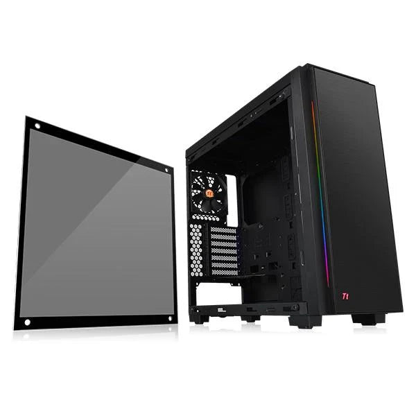THERMALTAKE VERSA C23 ATX RGB Mid Tower Cabinet (Black) - 5