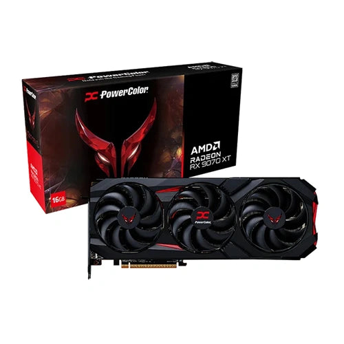 PowerColor Red Devil RX 9070 XT 16GB OC GDDR6 Graphics Card (RX9070XT-16G-E-OC) – TechCure India