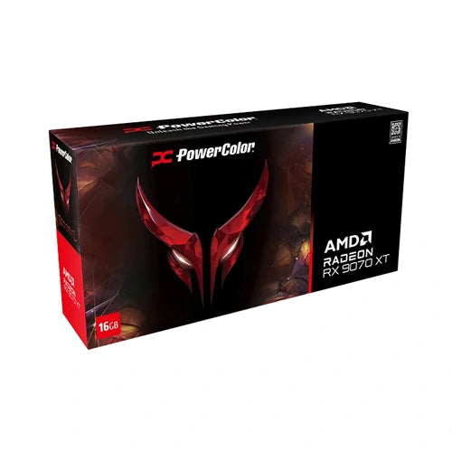 PowerColor Red Devil RX 9070 XT 16GB OC GDDR6 Graphics Card (RX9070XT-16G-E-OC) – TechCure India