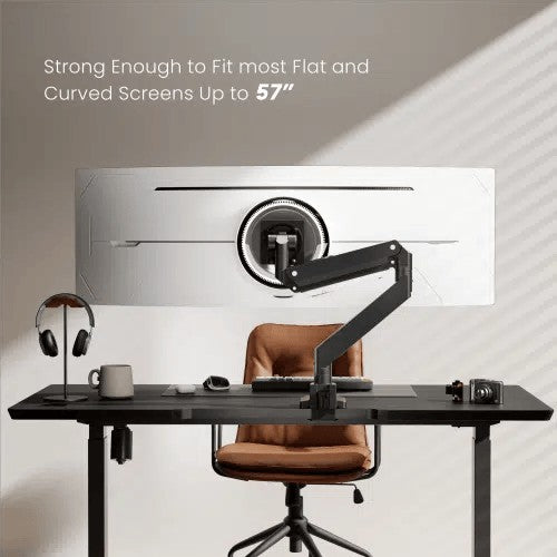 Premium Heavy Duty Gas Spring Monitor Arm For Heavy and Ultrawide Monitors (for 13–49″ Monitors/ 20kg capacity) — image 10