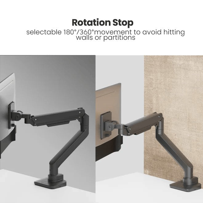 Premium Heavy Duty Gas Spring Monitor Arm For Heavy and Ultrawide Monitors (for 13–49″ Monitors/ 20kg capacity) — image 4