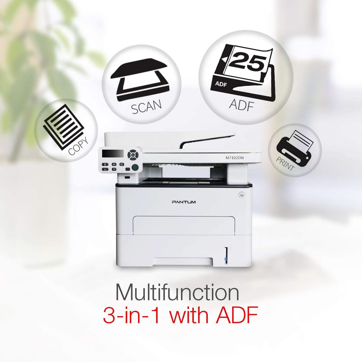PANTUM M7102DN MULTIFUNCTION PRINTER – TechCure India
