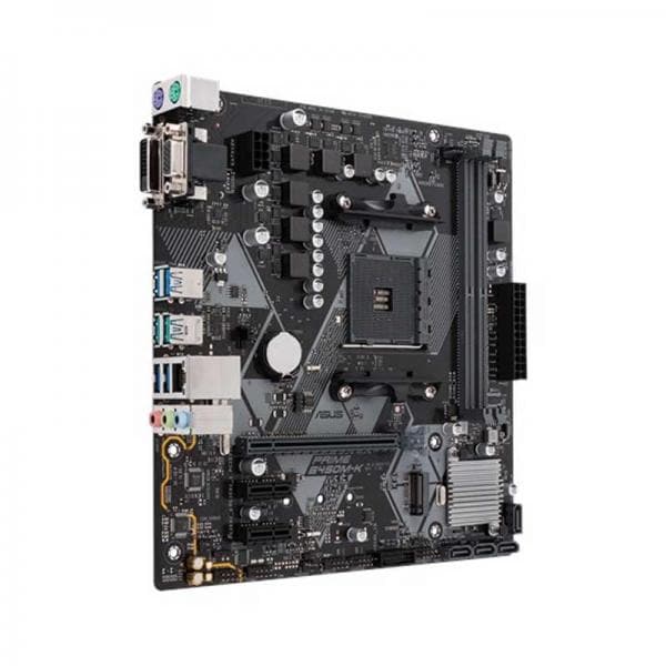 ASUS Prime B450M-K DDR4 AMD Motherboard - 3