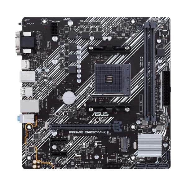 ASUS Prime B450M-K II DDR4 AMD Motherboard - 2