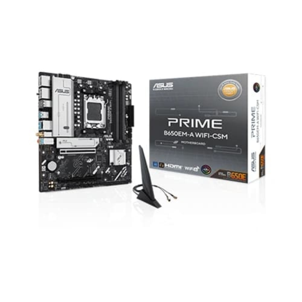 ASUS Prime B650EM-A Wifi 6 CSM DDR5 AMD Motherboard – TechCure India