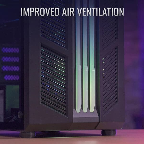 AEROCOOL Prime RGB ATX Mid Tower Cabinet (Black) - 2