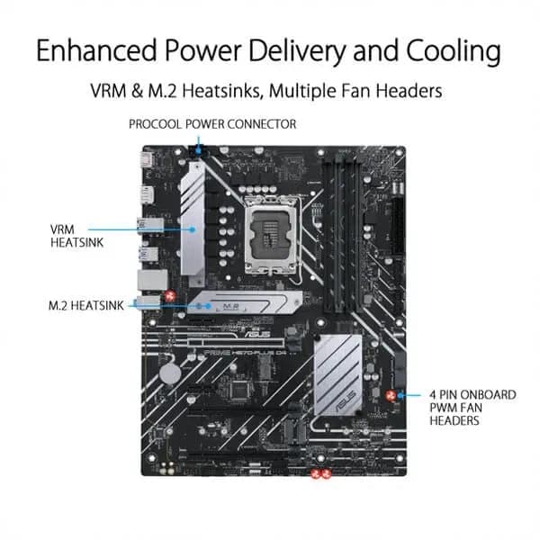ASUS TUF Gaming Z690-Plus DDR4 Intel Motherboard - 5