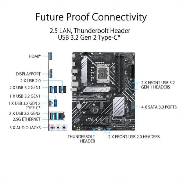 ASUS Prime H670-Plus DDR4 Intel Motherboard - 2