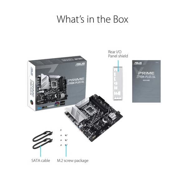 ASUS Prime Z790M-Plus DDR4 Intel Motherboard - 6