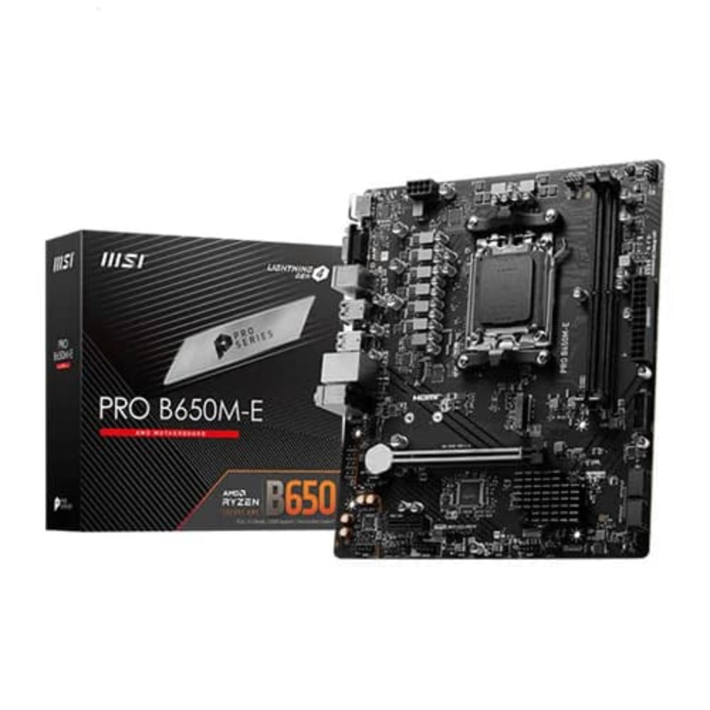 MSI Pro B650M-E DDR5 AMD Motherboard – TechCure India