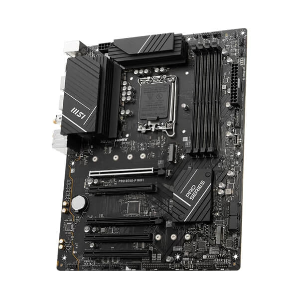 MSI Pro B760-P Wifi DDR5 Intel Motherboard - 3