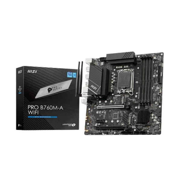 MSI Pro B760M-A Wifi DDR5 Intel Motherboard – TechCure India