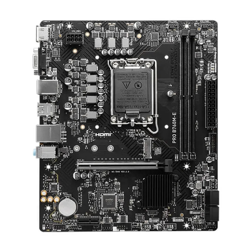 MSI Pro B760M-E DDR5 Intel Motherboard - 2