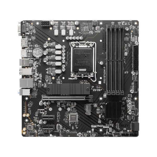MSI Pro B760M-P DDR5 Intel Motherboard - 2