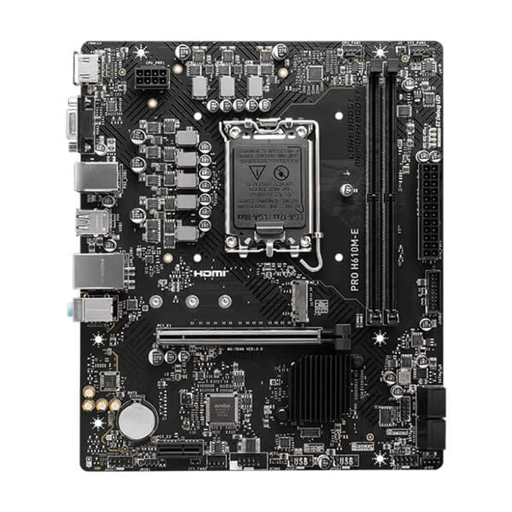 MSI Pro H610M-E DDR5 Intel Motherboard - 2