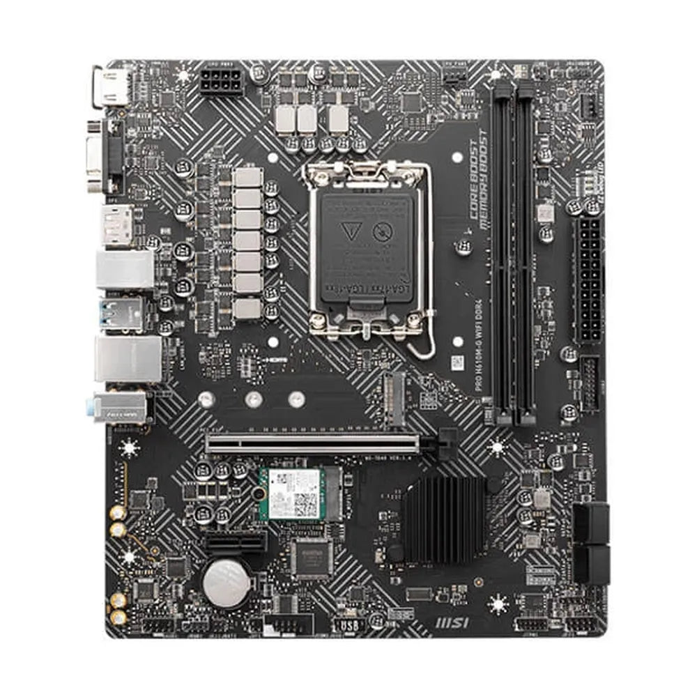 MSI Pro H610M-G Wifi DDR4 Intel Motherboard - 2